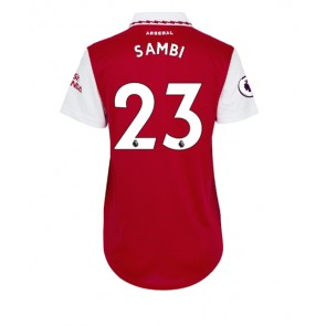 Arsenal Albert Sambi Lokonga #23 kläder Kvinnor 2022-23 Hemmatröja Kortärmad